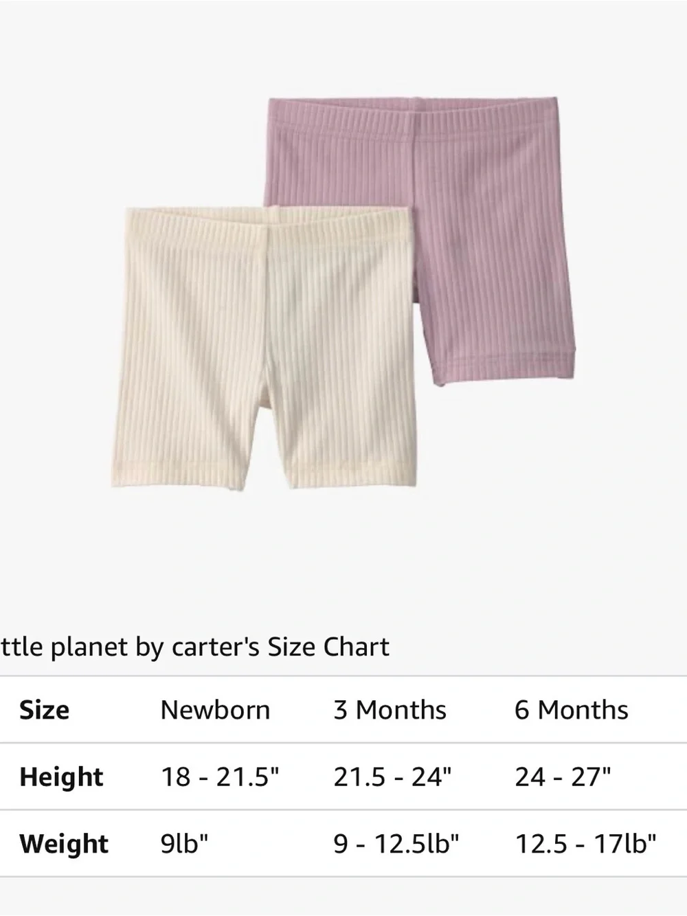 Little Planet by Carter's Baby 2-Pack Shorts Made with Organic Cotton